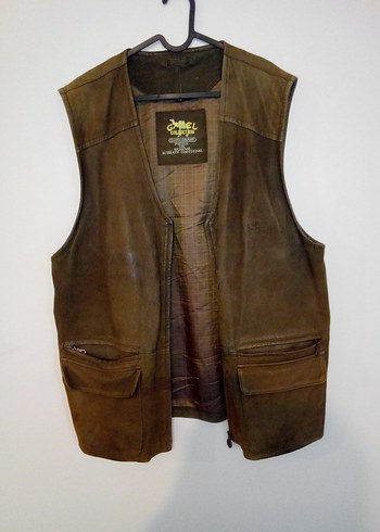 Camel Active Camel Collection Suet Yelek Xl Orijinal Vintage Boy 75 En 58