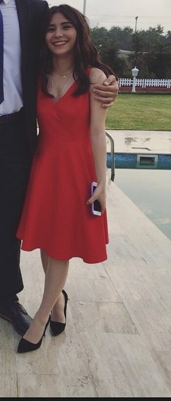 Askılı Mini Elbise - Görsel 3