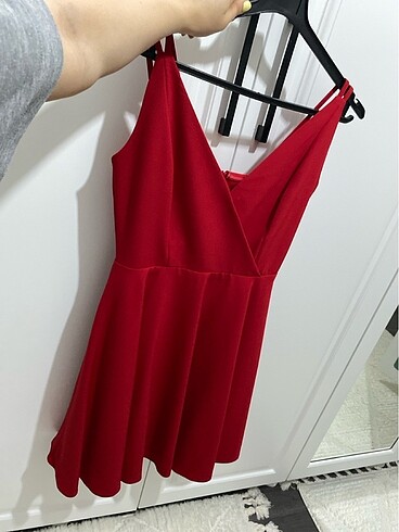 Askılı Mini Elbise - Görsel 4