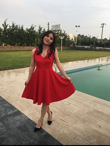 Askılı Mini Elbise