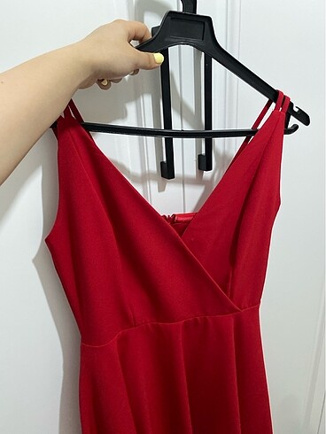 Askılı Mini Elbise - Görsel 5