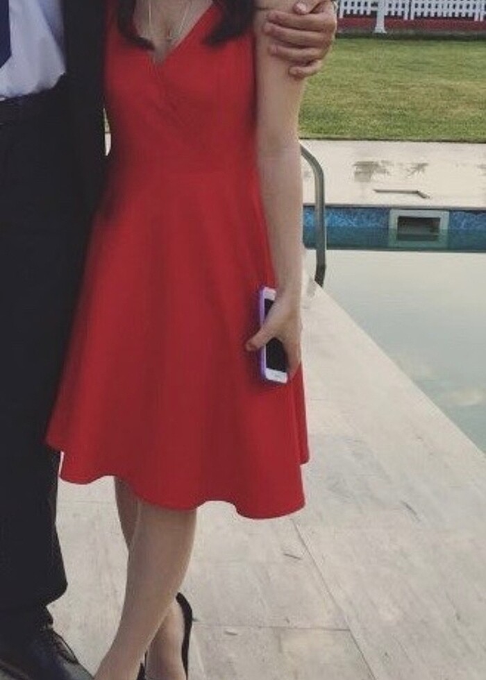 Askılı Mini Elbise - Görsel 3