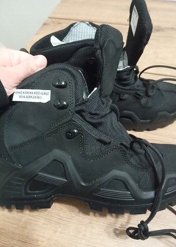 Kamuflaj Desenli Siyah Erkek Bot - Görsel 2