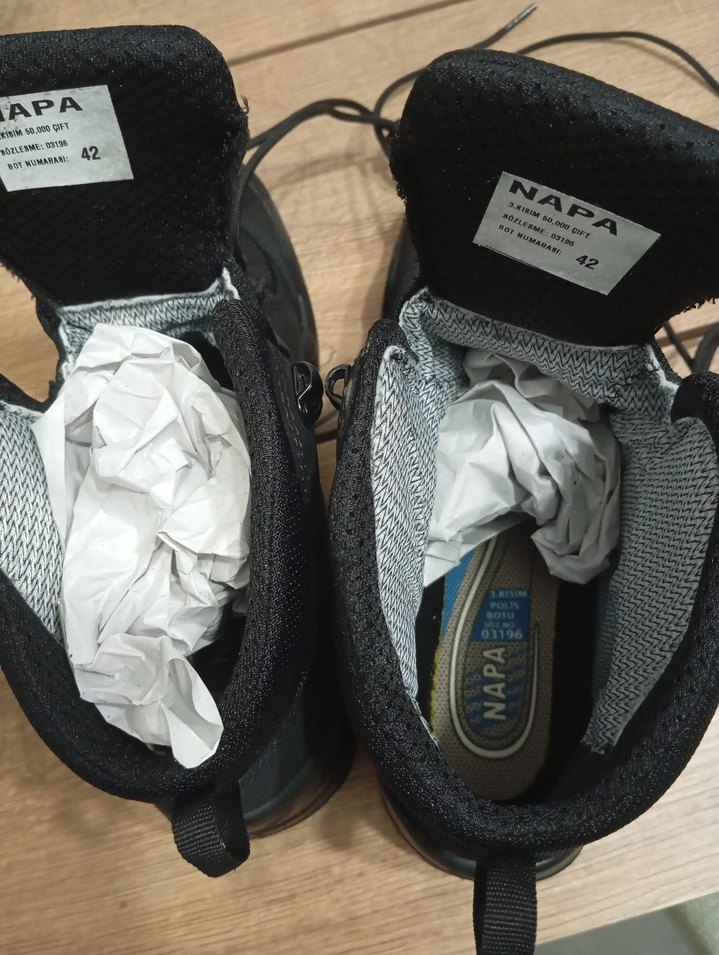 Kamuflaj Desenli Siyah Erkek Bot - Görsel 4