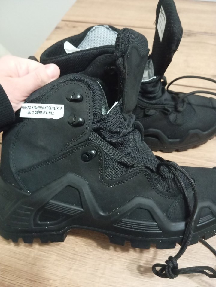 Kamuflaj Desenli Siyah Erkek Bot - Görsel 2