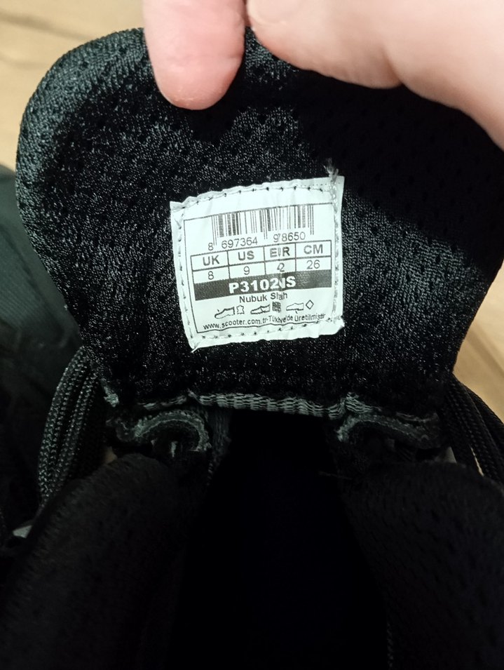 Scooter Siyah Su Geçirmez Erkek Bot - Görsel 5