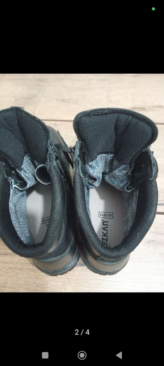 Siyah Bağcıklı Erkek Kauçuk Botlar - Görsel 3