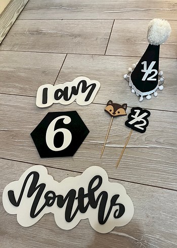 Yarım yaş 6 ay kutlama konsepti - Görsel 3