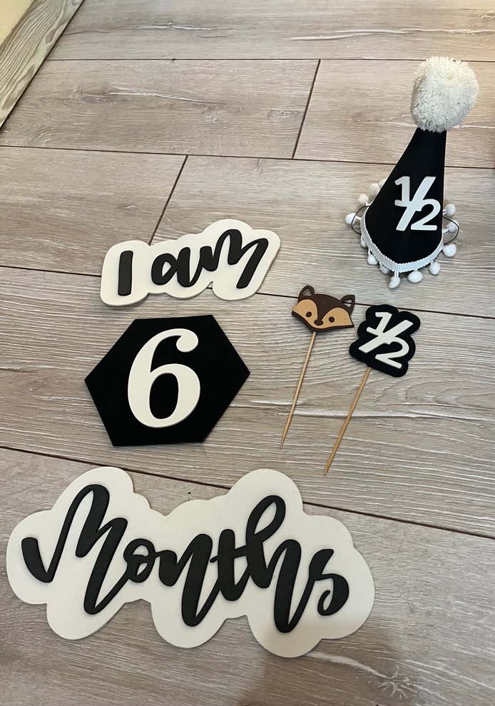 Yarım yaş 6 ay kutlama konsepti - Görsel 3