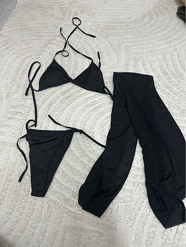 xs Beden siyah Renk Bikini takımı