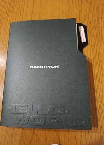  Beden Renk Exo baekhyun hello world album folder versiyon