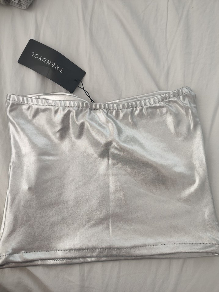 Trendyol Gri Kadın Ust - Görsel 2