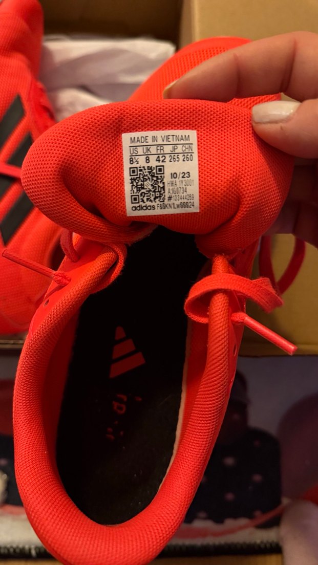 Kırmızı Bağcıklı Adidas Spor Ayakkabı - Görsel 3