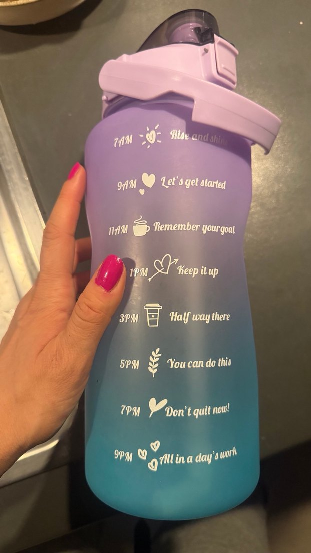 Mor-Mavi Su Ölçüm Şişesi - Görsel 2