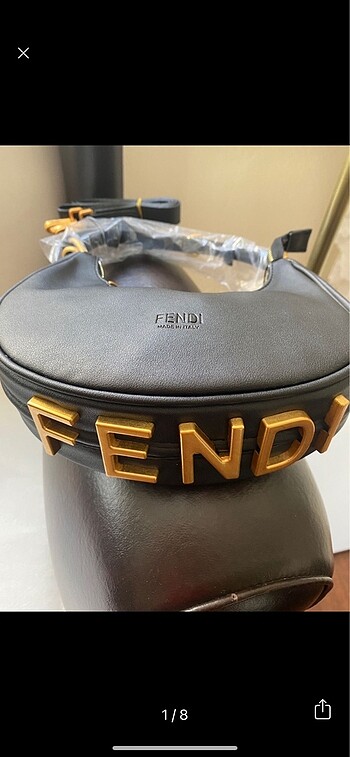  Beden siyah Renk Fendi Askılı çanta