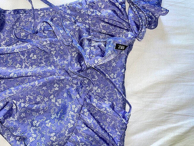 xs Beden ZARA SATEN ELBISE