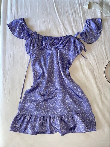 ZARA SATEN ELBISE