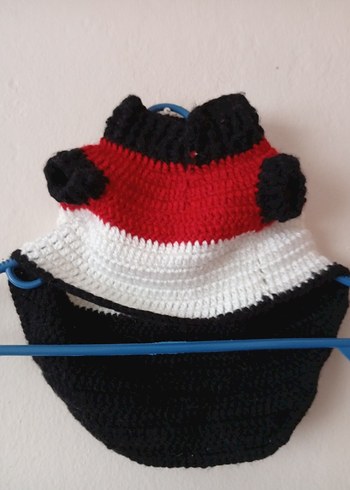 Renkli noel baba figürlü kedi ve köpek kıyafeti - Görsel 4