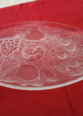 meyve desenli cam tabak - Görsel 3