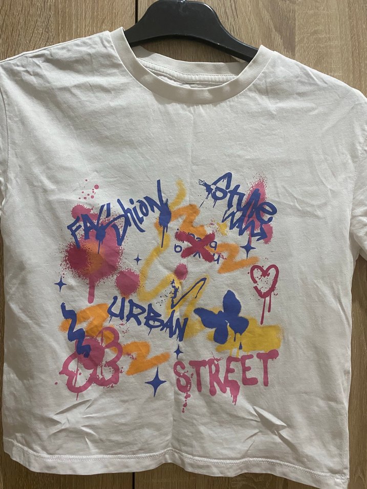 Renkli Baskılı Kız Sweatshirt - Görsel 3