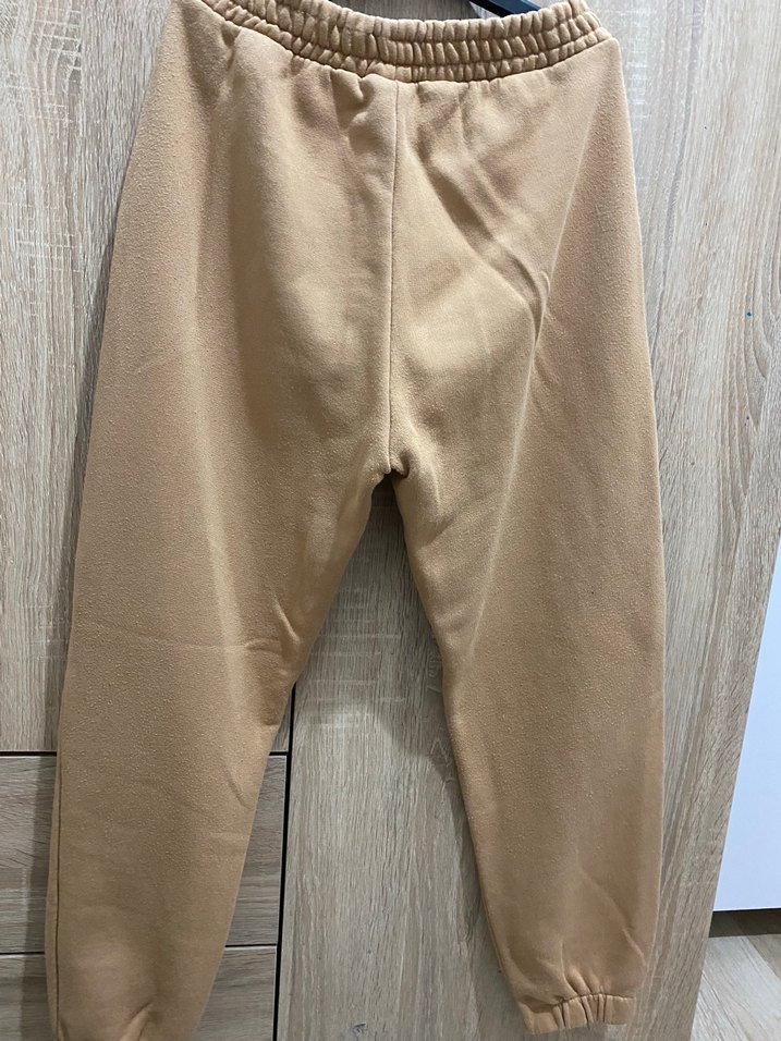 Bej Kadın Rahat Kesim Eşofman Altı - Görsel 2