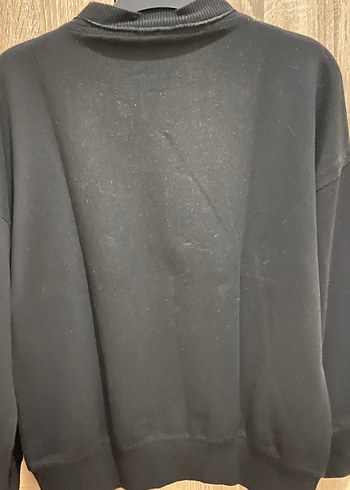 Siyah Baskılı Kadın Sweatshirt - Görsel 2