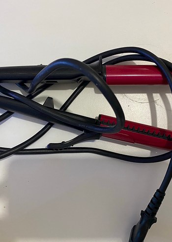 Renkli Kırmızı Saç Düzleştirici - Görsel 2