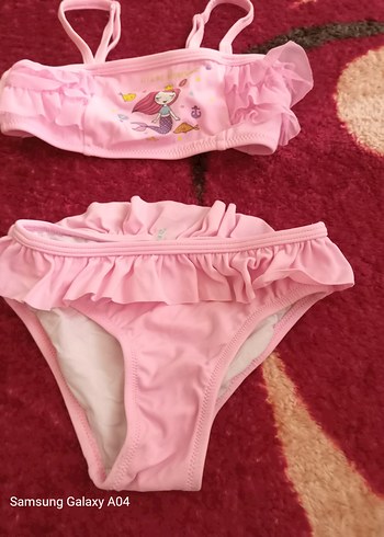 5 Yaş Beden Pembe İpli Kız Çocuk Bikini