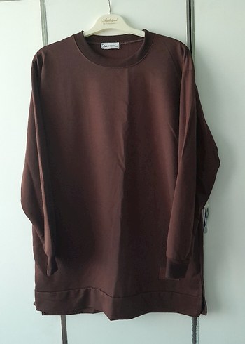 Diğer kadın Kahverengi tunik sweatshirt