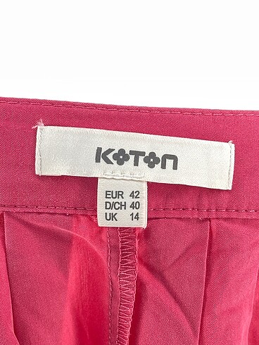 42 Beden pembe Renk Koton Midi Etek %70 İndirimli.