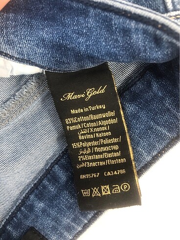 27 Beden lacivert Renk Mavi gold tess model jean