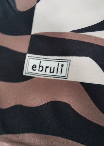 Kadın Pilili Kahverengi ve Gri Fular - Görsel 6