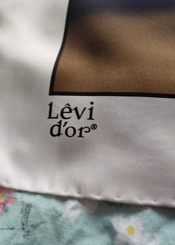 Çok Renkli İpek Kadın Fular - Görsel 2