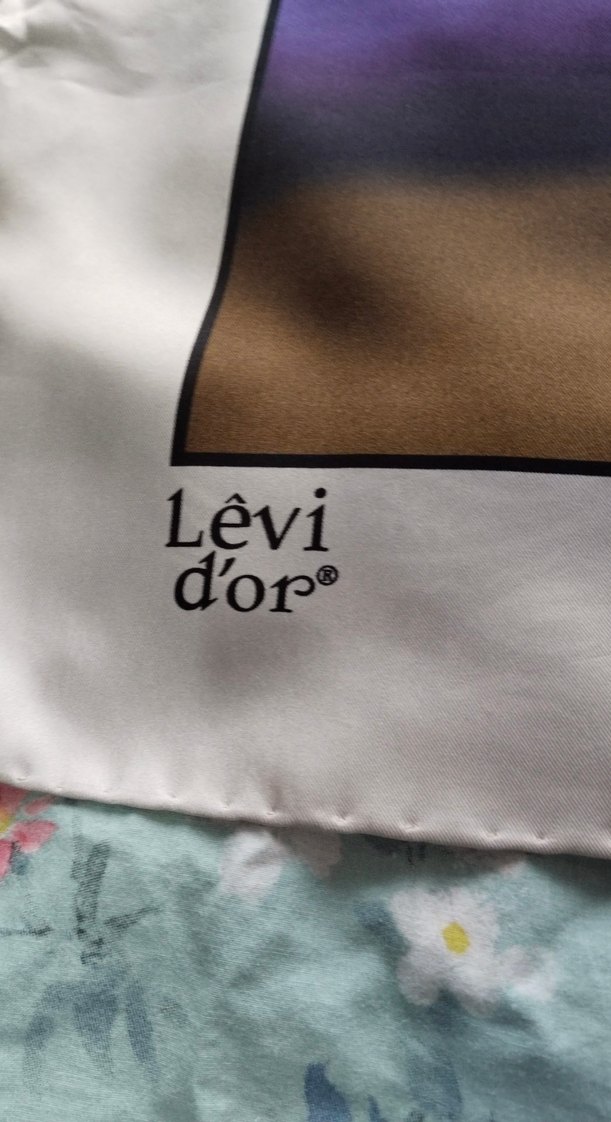 Çok Renkli İpek Kadın Fular - Görsel 2