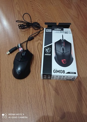 MSI CLUTCH GM08 Siyah Kablolu Gaming Mouse
