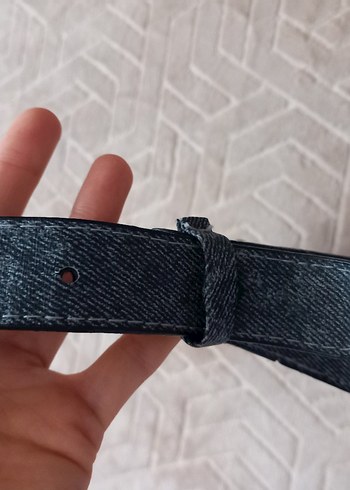 Gri Deri Kadın Omuz Çantası - Görsel 5