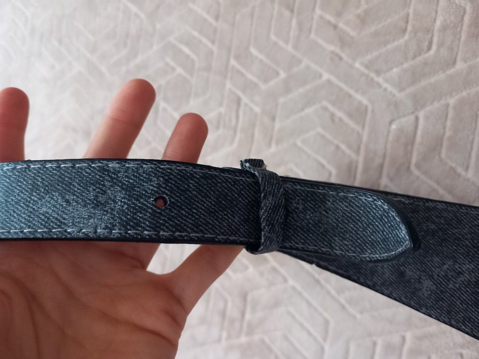 Gri Deri Kadın Omuz Çantası - Görsel 5