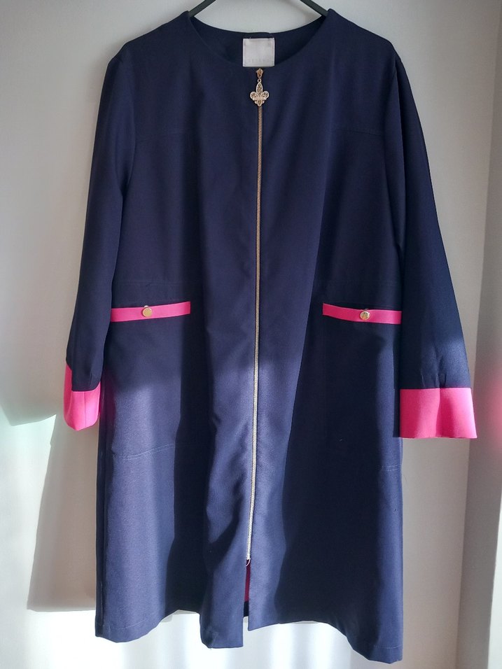 Kadın Mor Uzun Fermuarlı Tunik - Görsel 2