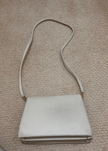 Bej Vintage Minimalist Kadın Çanta - Görsel 4