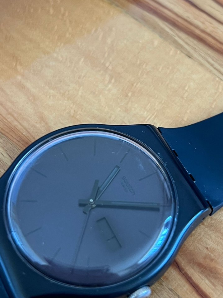 Swatch Siyah Minimalist Kadın Saati - Görsel 5