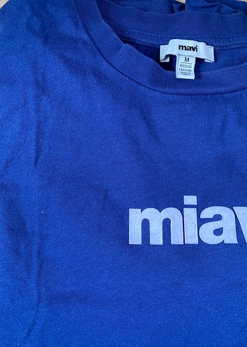 Mavi Tshirt Pamuklu - Görsel 2