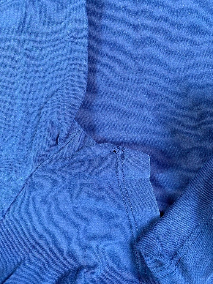 Mavi Tshirt Pamuklu - Görsel 3
