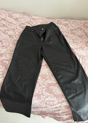 H&M Deri Pantolon