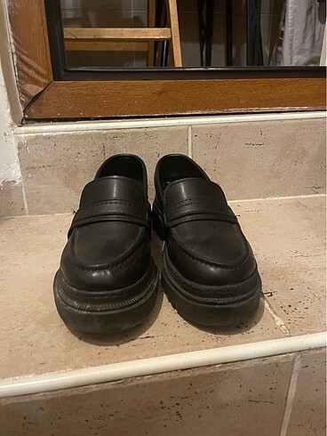 38 Beden siyah Renk İyi durumda Oxford loafer ayakkabı