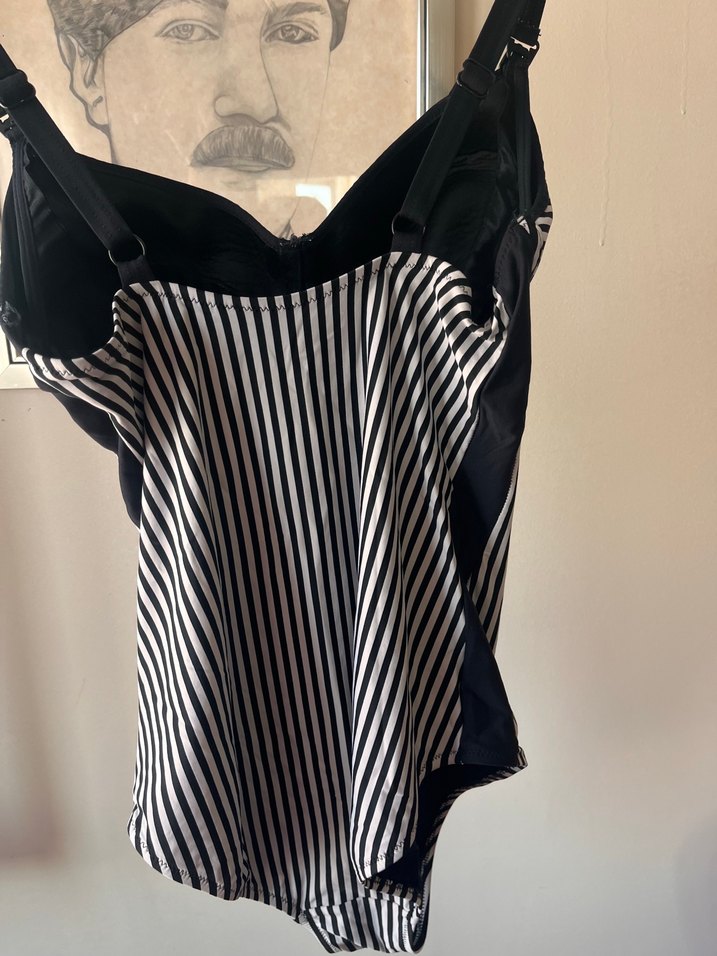 Zebra Desenli Siyah Uzun Kollu Mayo - Görsel 2