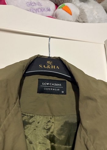 Kadın Haki Düğmeli Midi Trençkot - Görsel 3