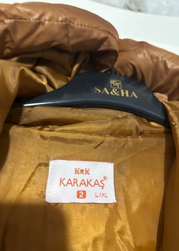 Düğmeli Kahverengi Kadın Kışlık Deri Mont - Görsel 3