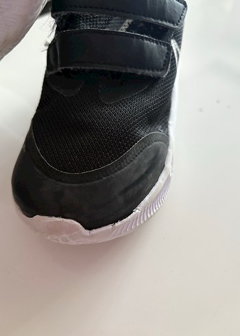 Siyah Erkek Çocuk Spor Ayakkabı Velcro - Görsel 3