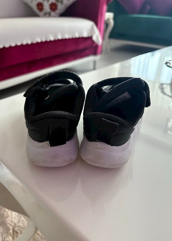 Siyah Erkek Çocuk Spor Ayakkabı Velcro - Görsel 5