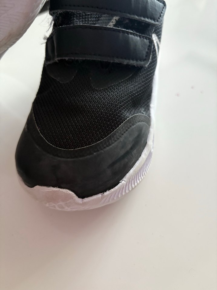 Siyah Erkek Çocuk Spor Ayakkabı Velcro - Görsel 3